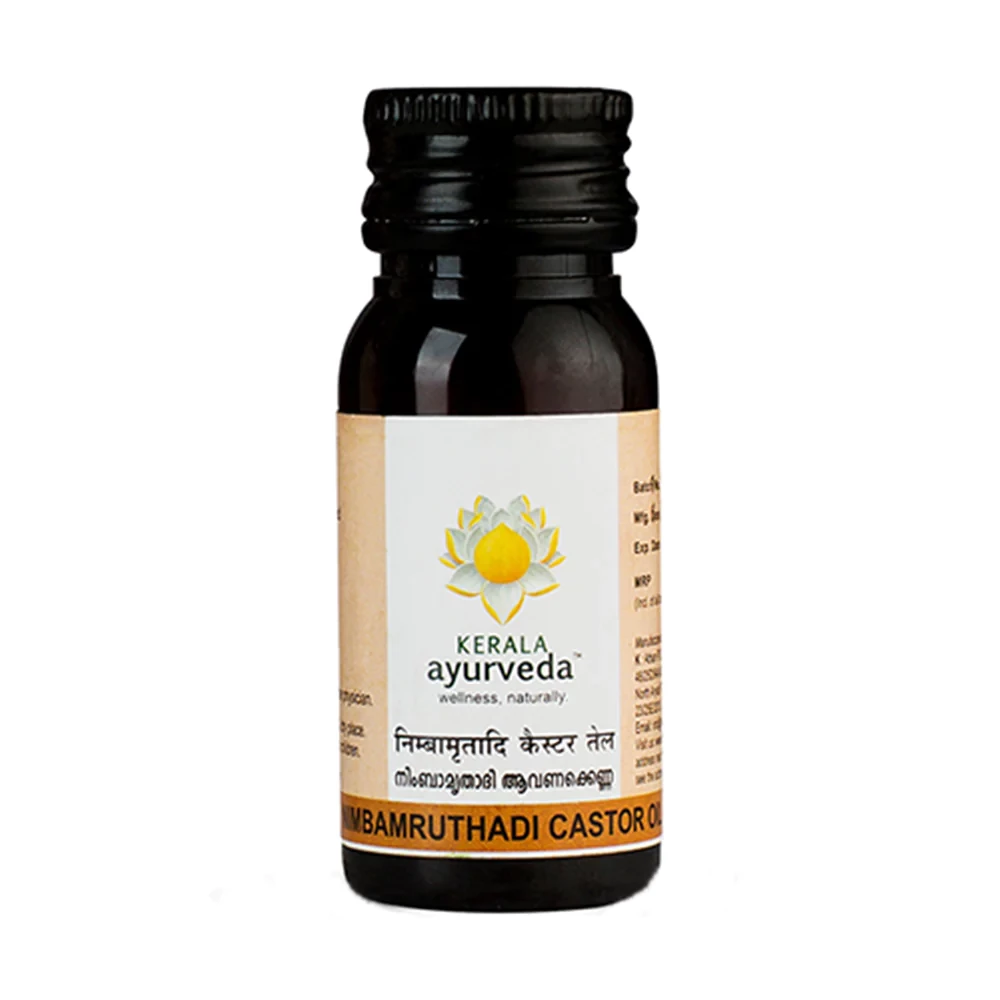 Kerala Ayurveda Nimbamruthadi Castor Oil, 30 ml-1.webp